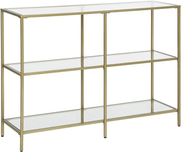Konsolbord lyx Guld 100 x 30 x 73 cm 3 våningar