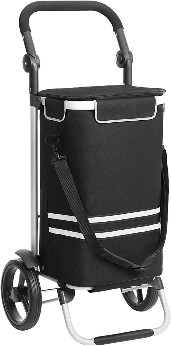 3-in-1 Shoppingvagn Multifunktion Med Kylväska 35L