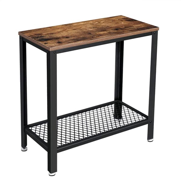 Sidobord med hylla - industriell design 60 x 30 x 60 cm