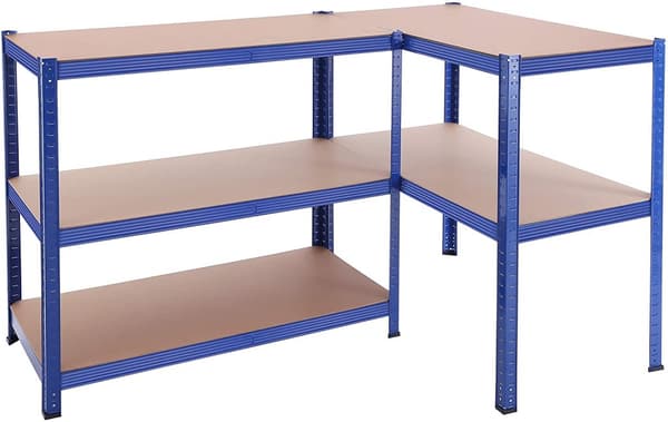 Förvaringshylla 100x50x200 cm, Max. Belastning 875 kg Heavy Duty - Blå