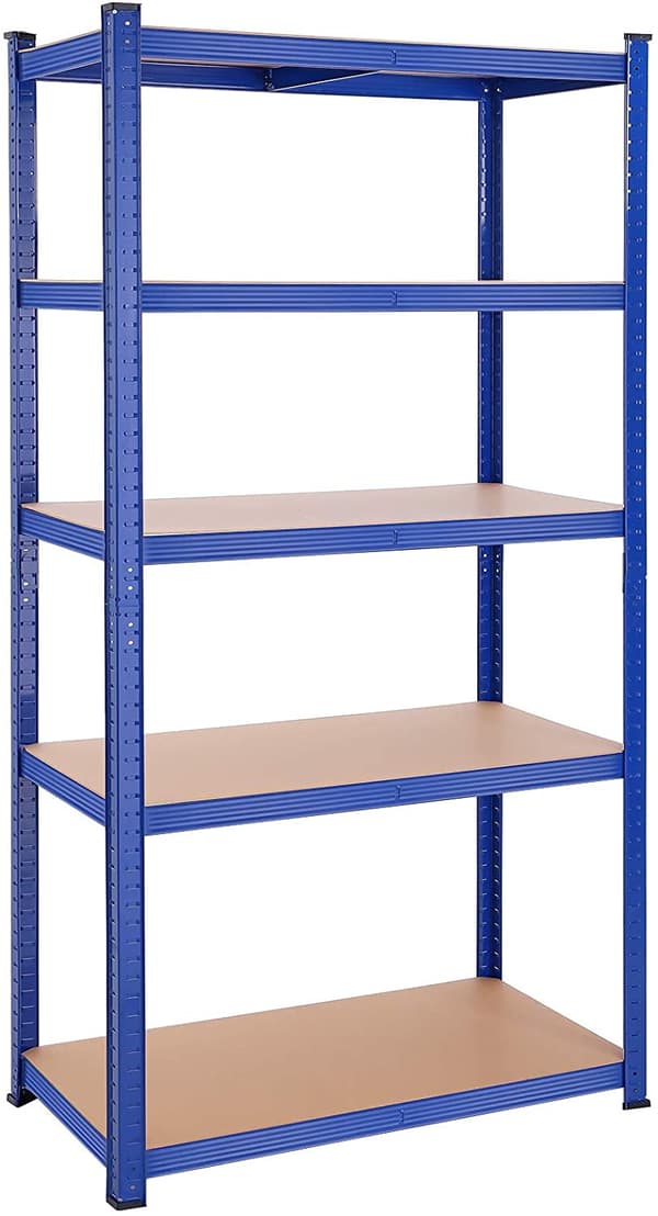 Förvaringshylla 100x50x200 cm, Max. Belastning 875 kg Heavy Duty - Blå