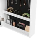 Miniatyrbild 10 av 10: Vägg Smyckesskåp med Spegel - Låsbart Spegelskåp