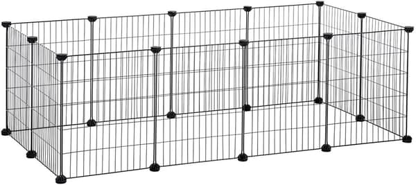 Lekhage för husdjur DIY transparant ‎143 x 73 x 46 cm