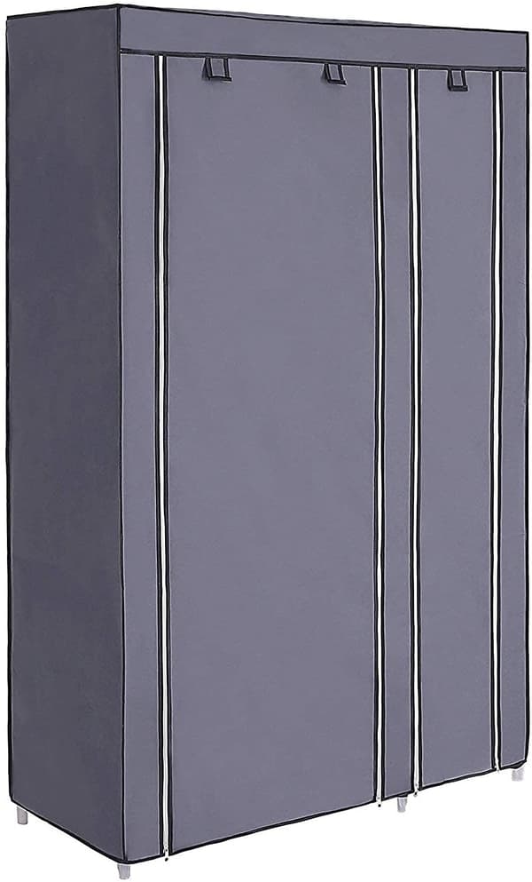 Klädförvaring - Garderob, 110 x 45 x 175 cm, Grå