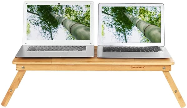 Bambu Laptopsbord, hopfällbart sängbord