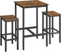 Miniatyrbild 1 av 6: Barstols Set - Matbord med 2 Stolar 65 cm Sits Höjd