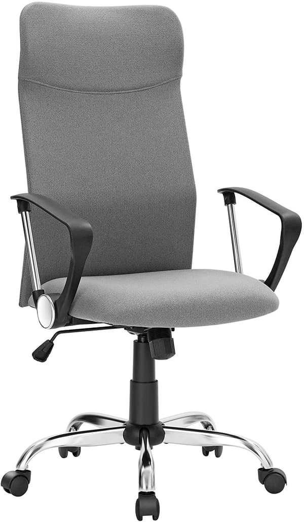 Ergonomisk Kontorsstol med armstöd, Justera höjden - Grå