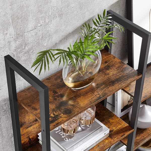 Bokhylla Modul Industriell stil 158 x 24 x 166 cm Förvaringshylla med 14 fack