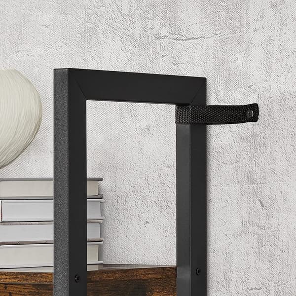 Bokhylla Modul Industriell stil 158 x 24 x 166 cm Förvaringshylla med 14 fack