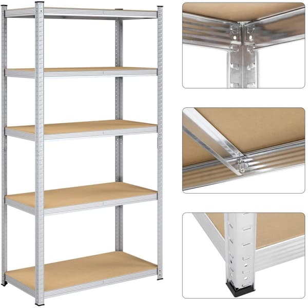 Förvaringsställ Heavy Duty 100x50x200 cm - justerbara hyllor - 875 kg