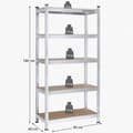 Miniatyrbild 3 av 7: Opbevaringsstativ Heavy Duty 90x40x180 cm - justerbare hylder - 875 kg