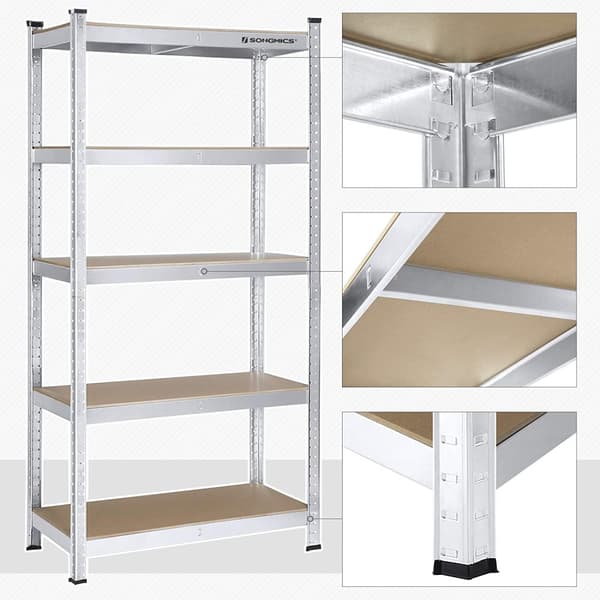 Opbevaringsstativ Heavy Duty 90x40x180 cm - justerbare hylder - 875 kg