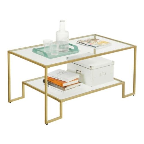 Soffbord Skandi Guld 100 x 55 x 45 cm