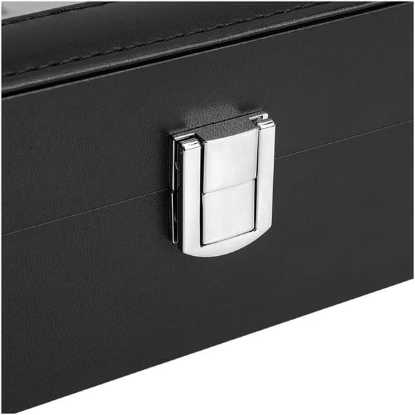 12-fack klockbox - Elegant Box Organizer för 12 Klockor - Klockförvaring avtagbar klockkudde