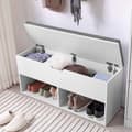 Miniatyrbild 2 av 8: Sittbänk med Kista, 2 Fack Skoförvaring 100 x 30 x 48 cm