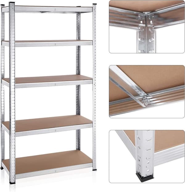 2-pack Förvaringsställ Heavy Duty - 90x40x180 cm, Max. Belastning 875 kg