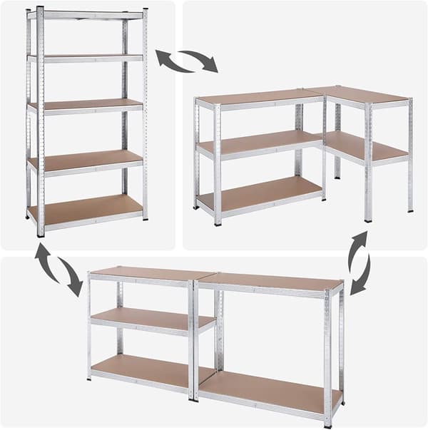 2-pack Förvaringsställ Heavy Duty - 90x40x180 cm, Max. Belastning 875 kg