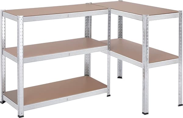 2-pack Förvaringsställ Heavy Duty - 90x40x180 cm, Max. Belastning 875 kg