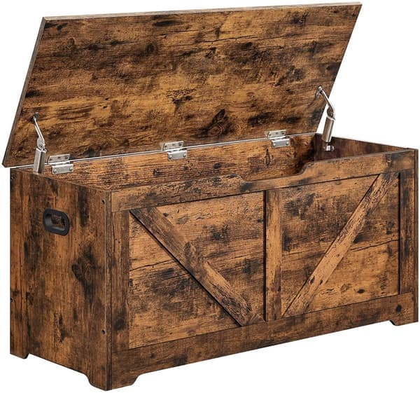Sittbänk Kista Modern-Rustik 100x40x46 cm Vintage Brun