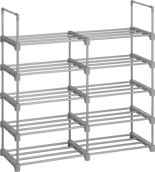 Skoställ flexibla hyllor design 10-våningar 45 x 30 x 174 cm