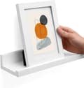 Miniatyrbild 8 av 8: 2-Pack Tavelhylla / Vägghylla 80 x 10 cm