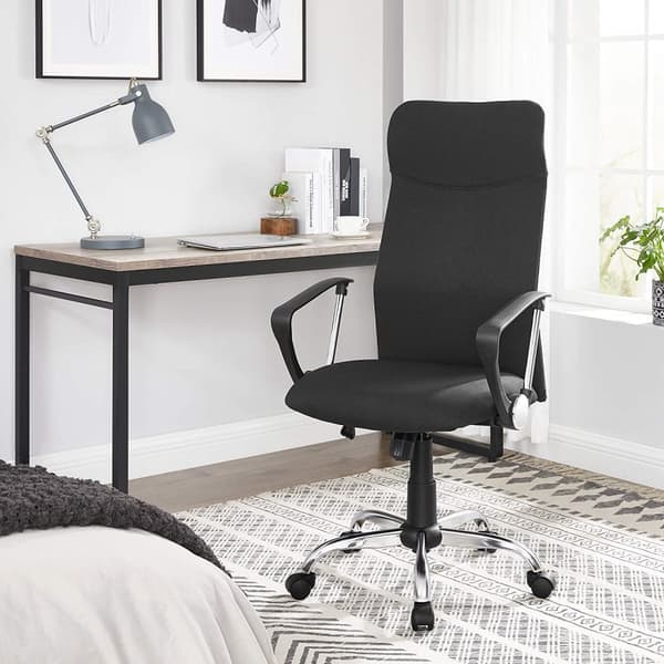 Ergonomisk kontorsstol 120 kg svart