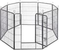 Miniatyrbild 1 av 8: XXL Hundhage Flexibel Design - 8 Panel à 77 x 100 cm Metall Grå