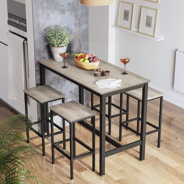 Barbord Med 2 Pall Stolar - Barmöbel Set