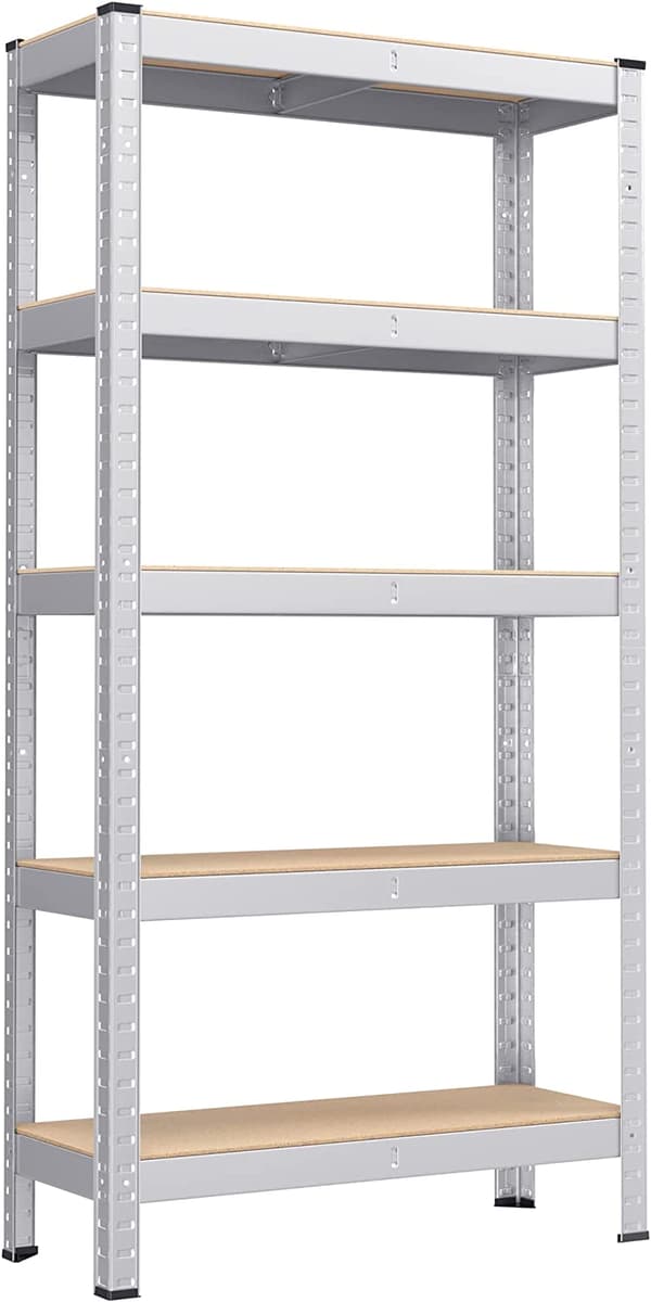 Heavy Duty Förvaringshylla 75 x 30 x 150 cm - 650 kg - Vit