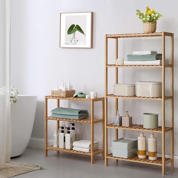 Bambu Förvaringshylla 3-våning 60 x 26 x 66 cm