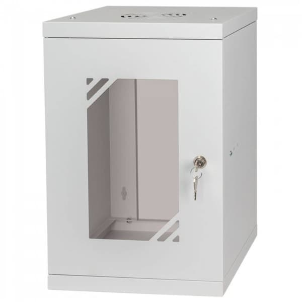 Stalflex Rack Cabinet 10" 9U  300mm  Glass Door  Gray RC10-9U-300GG