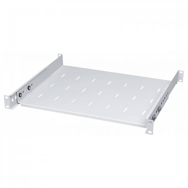 Stalflex Rack Shelf Regulated 19" 1U  450mm  Gray RSA19-1U-450G