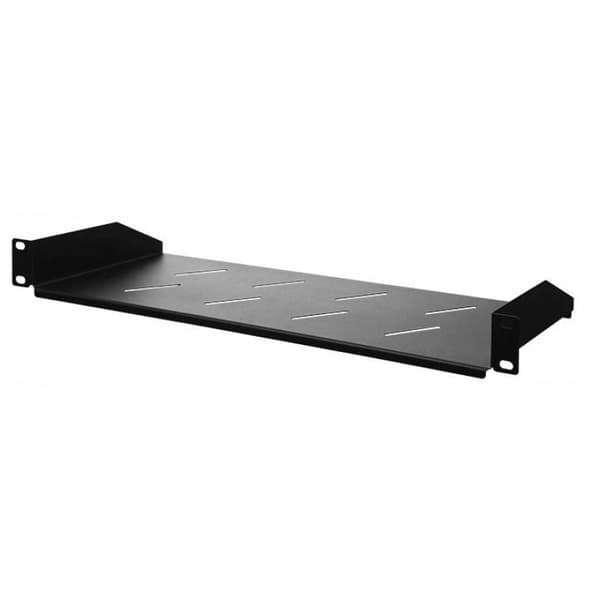 Stalflex Rack Shelf 19" 1U  170mm  Black E-RSF19-1U-170B