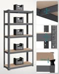 Miniatyrbild 4 av 7: Heavy-Duty Förvaringsylla 30 x 75 x 150 cm - upp till 650 kg