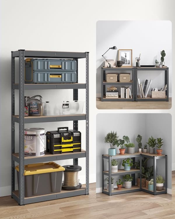 Heavy-Duty Förvaringsylla 30 x 75 x 150 cm - upp till 650 kg