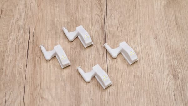 Genius Ideas 4 delar LED-ljus "gångjärn