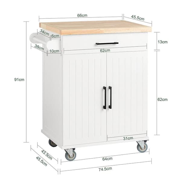 Kökö, FKW119-WN, 45,5x91x74,5 cm, Brun
