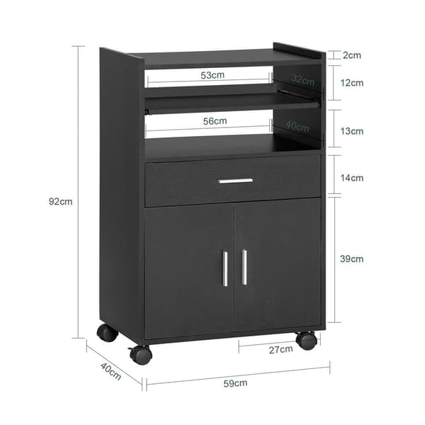 Sideboard, FSB09-SCH, 59x40x92 cm, Brun