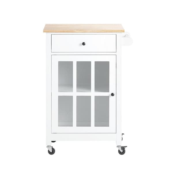 Keittiövaunu, FKW98-WN, 62,5x45,5x87,5 cm, Ruskea