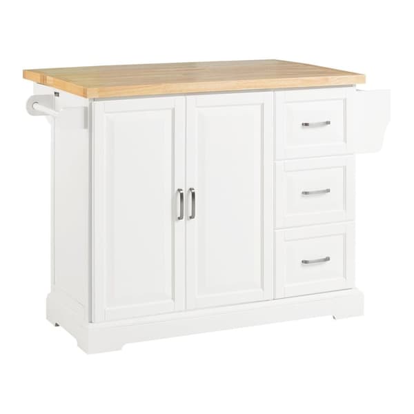 Køkkenø, FKW41-WN, Længde 130 cm Bredde 46-71 cm Højde 91 cm, Brun