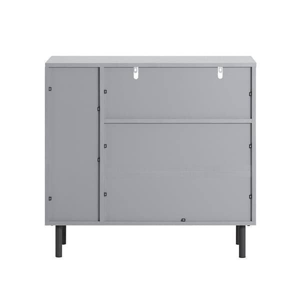 Opbevaringsskab, FSB82-HG, 80x35x75 cm, Grå