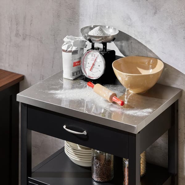 Serveringsvogn, FKW22-SCH, 60x44.5x91 cm, Rustfrit Stål