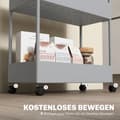 Miniatyrbild 5 av 9: Köksrack, 40x19x90 cm, Grå