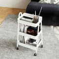 Miniatyrbillede 7 af 9: Serveringsvogn, 42,4x29,8x74,5 cm, Hvid