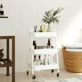 Miniatyrbillede 9 af 9: Serveringsvogn, 42,4x29,8x74,5 cm, Hvid