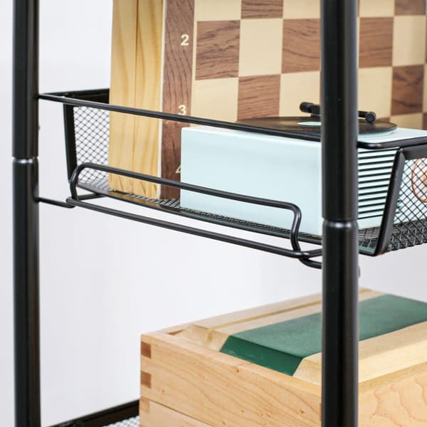 Serveringsvogn, 45x26.5x106 cm, Sort