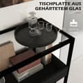 Miniatyrbillede 5 af 9: Konsolbord, 100x30x78 cm, Sort