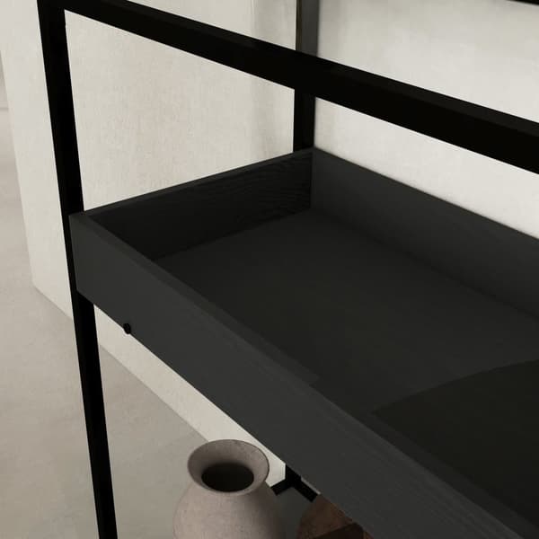 Konsolbord, 100x30x78 cm, Sort