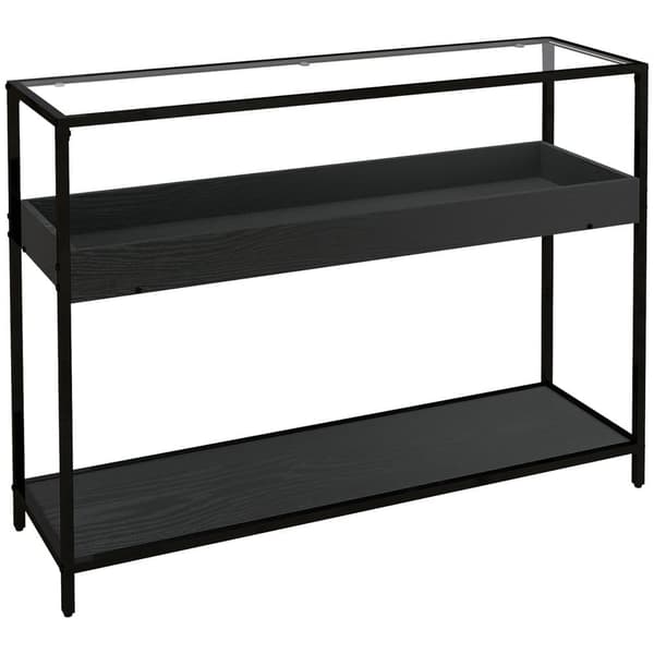 Konsolbord, 100x30x78 cm, Sort
