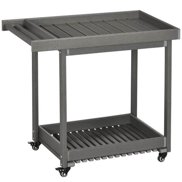 Barbecue Trolley, 87x50x80 cm, Mørkegrå